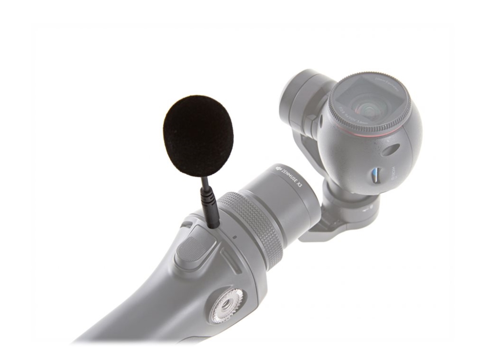 6958265122187, Fm 15 Fleximic   Mikrofon Til Digital Videokamera, 100   10000 Hz, 3.5 Mm (1 8"), Kabel, Sort fra Dji