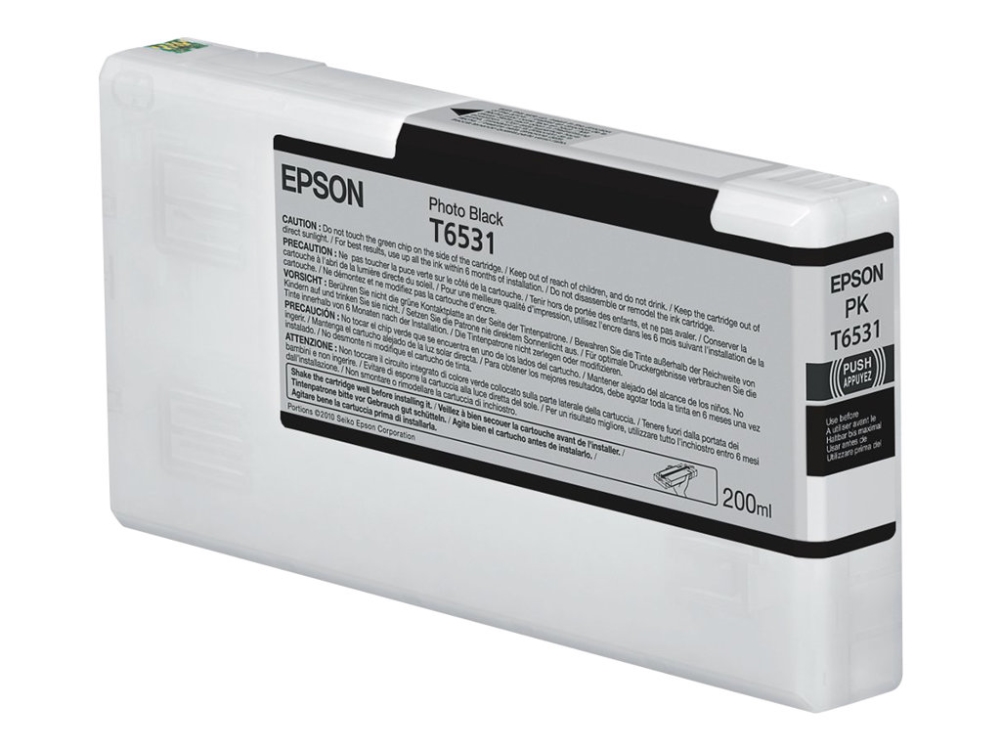 200 Ml   Foto Sort   Original   Blækpatron   For Stylus Pro 4900, Pro 4900 Designer Edition, Pro 4900 Spectro_m1 fra Epson