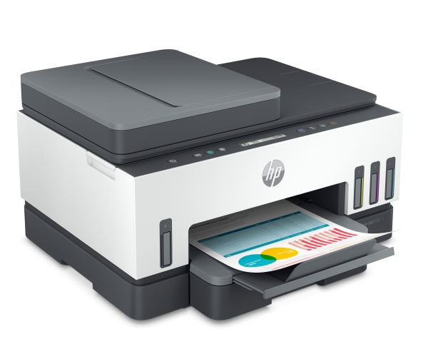 Smart Tank 7305 All In One   Multifunktionsprinter   Farve   Blækprinter   Kan Genopfyldes   Letter A (216 X 279 Mm) A4 (210 X 297 Mm) (original) fra Hp