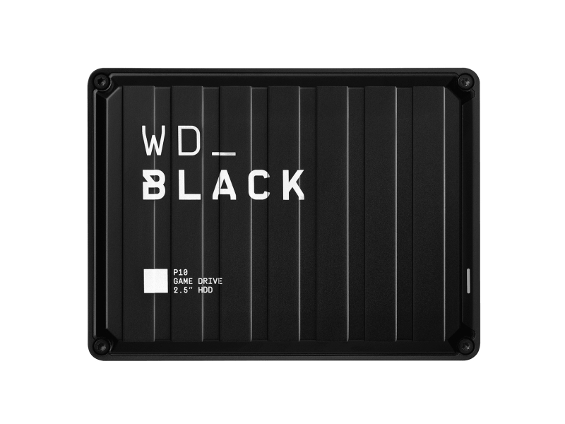 Wd_black P10 Game Drive Wdba3a0050bbk   Harddisk   5 Tb   Ekstern (bærbar)   Usb 3.2 Gen 1   Sort fra Western Digital