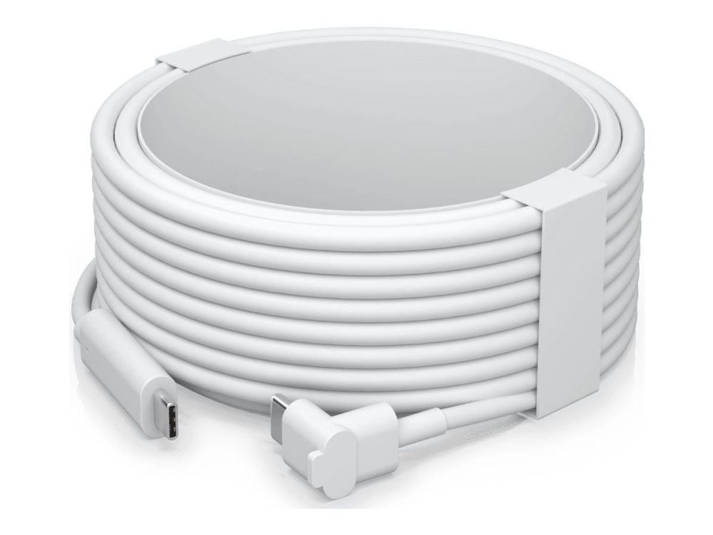 G4 Instant   Usb Kabel   24 Pin Usb C (han) Til 24 Pin Usb C (han)   4.5 M   Kun Poe, Flettet Kobber   Hvid fra Ubiquiti