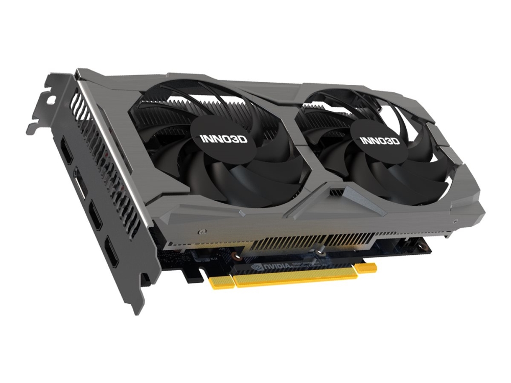 Inno3d Geforce Gtx 1650 Twin X2 Oc V3   Grafikkort   Gf Gtx 1650   4 Gb Gddr6   Pcie 3.0 X16   Dvi, 3 X Displayport   Boks fra Innovision Multimedia Technologies