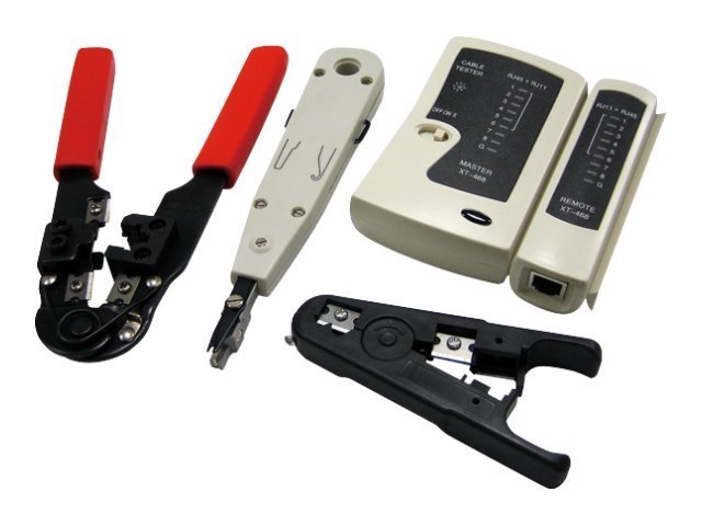 Logilink Networking Tool Set With Bag   Værktøj Tester Kit Til Netværk fra 2direct