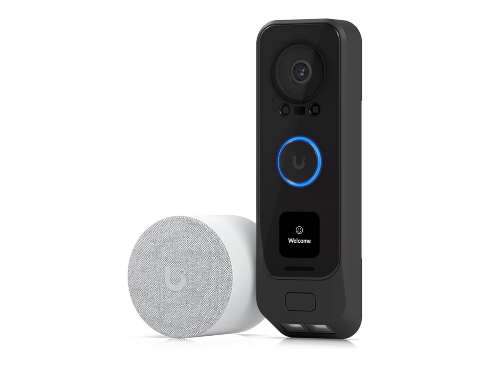 Unifi G4 Doorbell Professional Poe Kit   Smart Dørklokke Og Klokkespil   Med Kamera   Kabling   Sort fra Ubiquiti