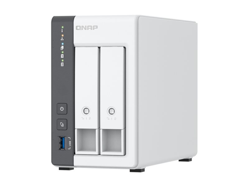 Qnap Ts 216g   Nas Server   2 Bays   Sata 6gb S   Raid Jbod, Raid 0, 1   Ram 4 Gb   2.5 Gigabit Ethernet   Iscsi Support fra Qnap Systems