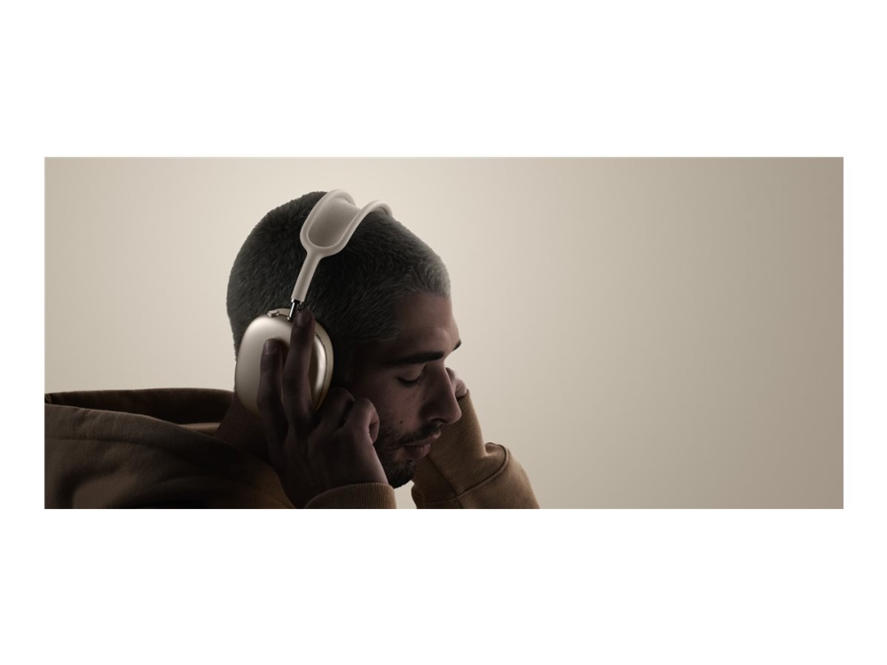 Airpods Max   2. Generation   Hovedtelefoner Med Mik.   Fuld Størrelse   Bluetooth   Trådløs   Aktiv Støjfjerning   Stjernelys fra Apple