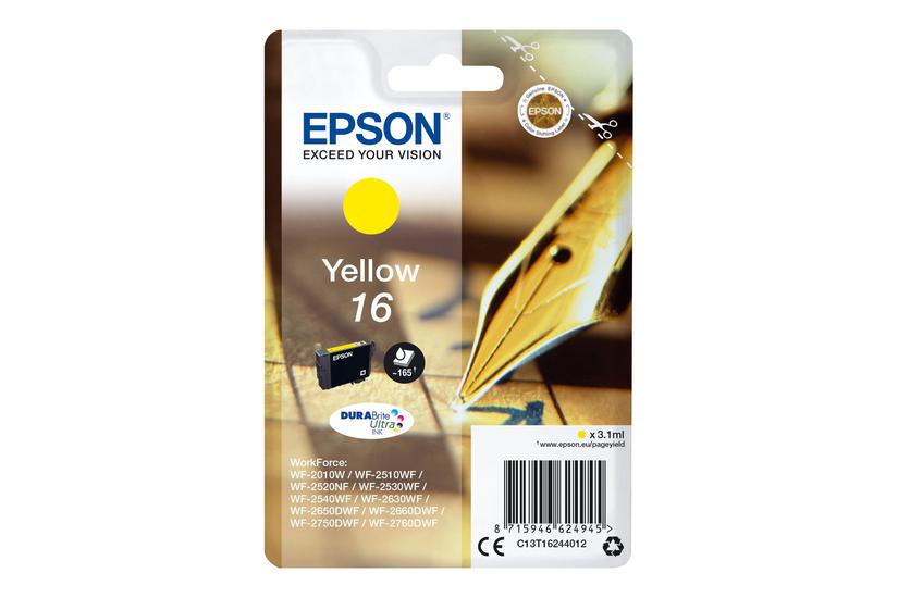 16   Gul   Original   Blækpatron fra Epson
