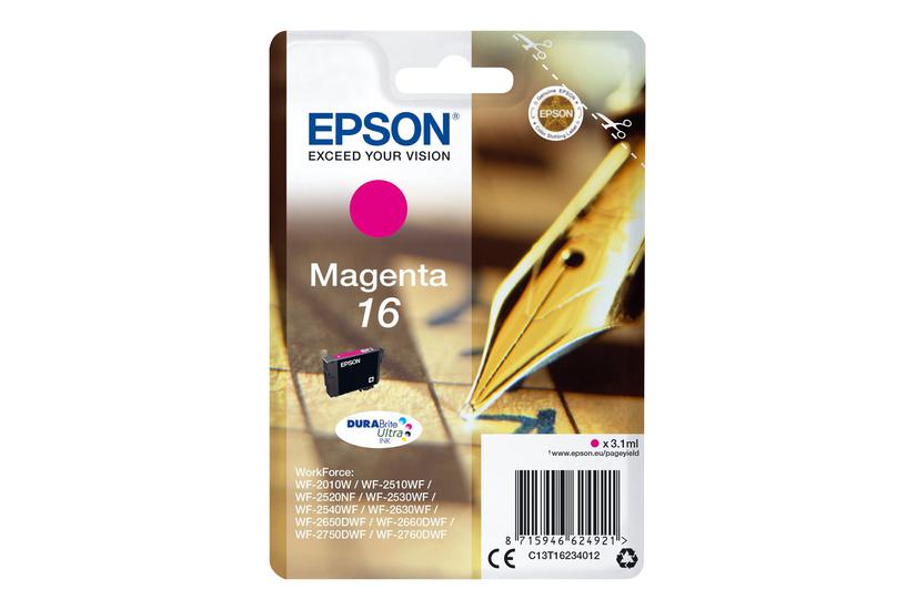 16   Magenta   Original   Blækpatron fra Epson