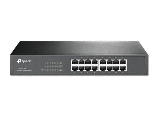 Tp Link Tl Sg1016d 16 Port Gigabit Switch   Switch   Ikke Administreret   16 X 10 100 1000   Desktop fra Tp-link